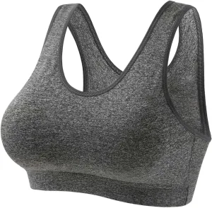 Underwear for Women Yoga Wear Running Back Training Soft Touch Strappy Stretchy Sports Shock-Proof Breasted Bra
