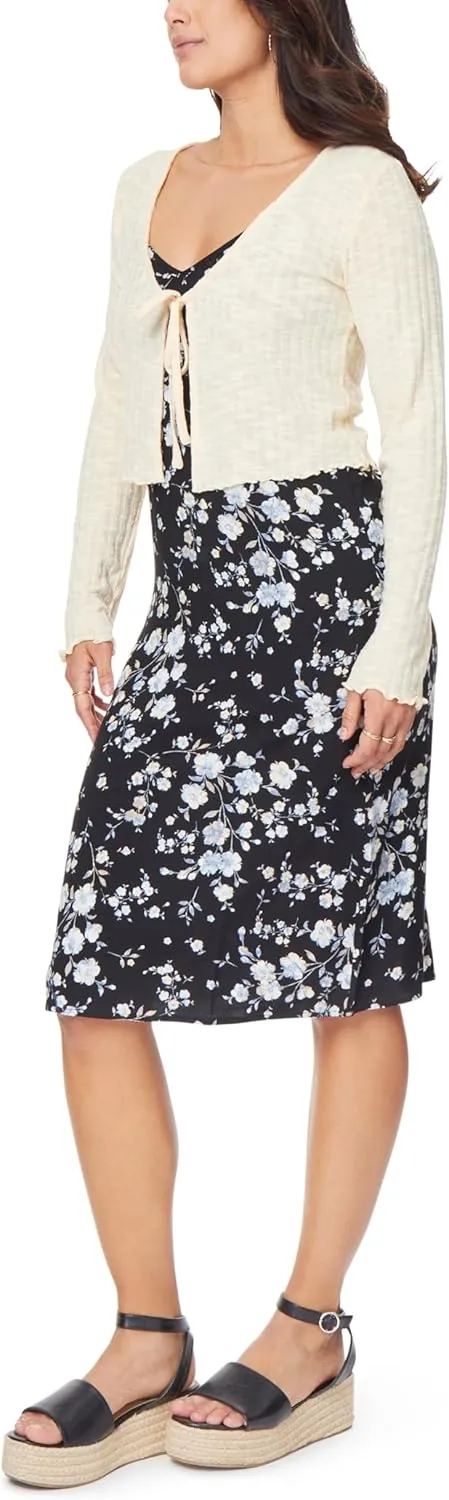 WallFlower womens 2-piece Sweater and Dress Set