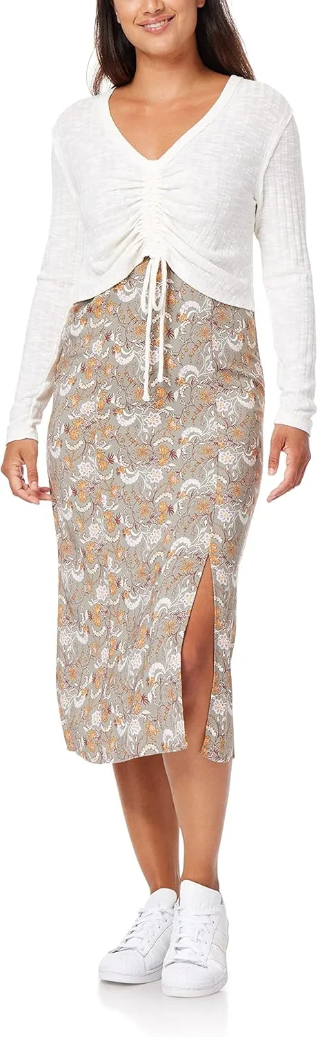 WallFlower womens 2-piece Sweater and Dress Set