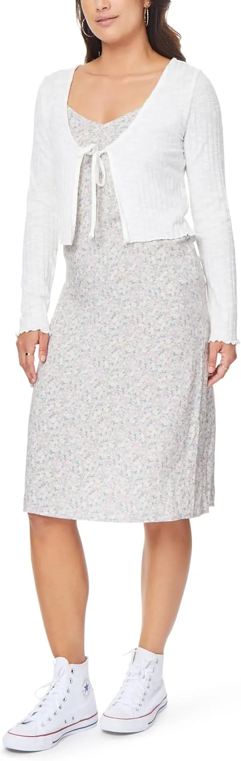WallFlower womens 2-piece Sweater and Dress Set