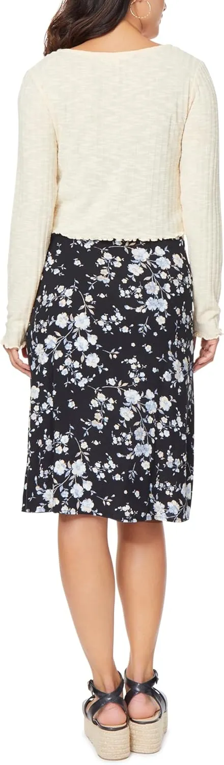 WallFlower womens 2-piece Sweater and Dress Set