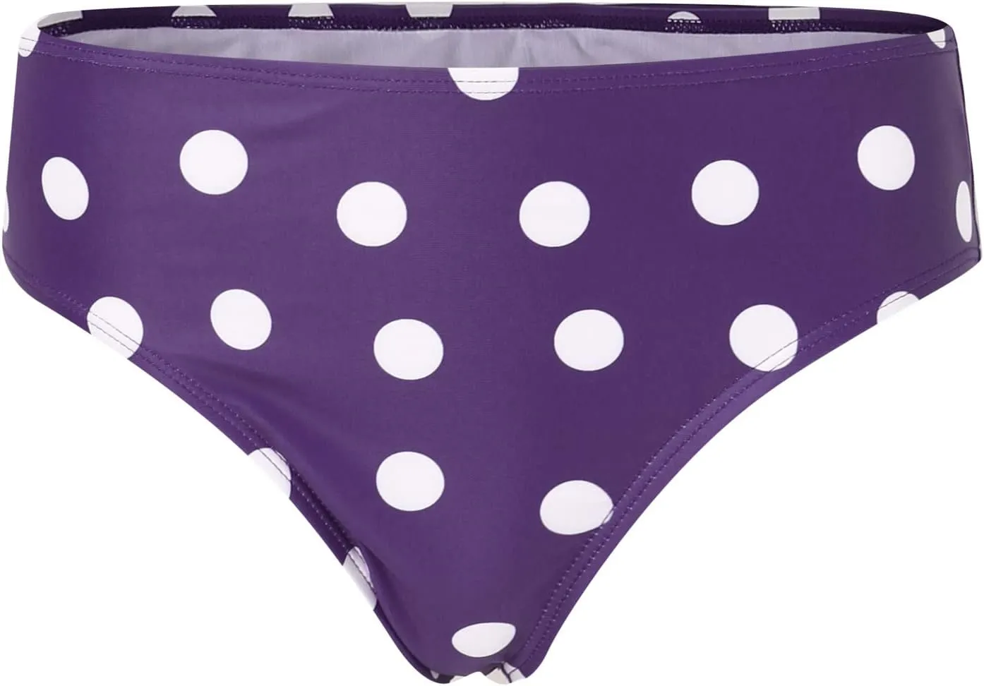Women Swimwear Dot Print High Waisted Bikini Sexy Push Up Swimsuit Vintage Two Piece Retro V-Neck Halter