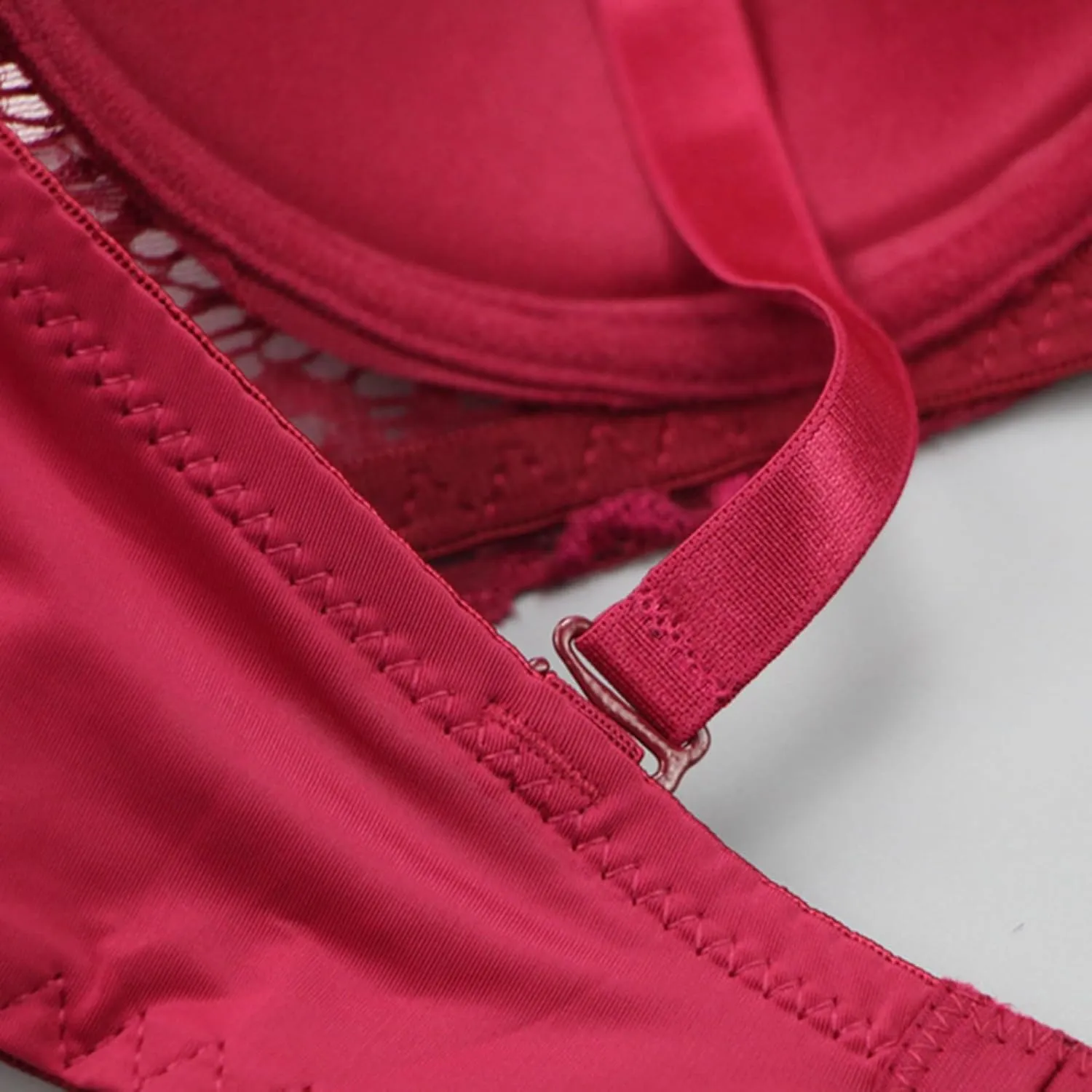 Women T-Shirt Bra Lace Underwire Push-Up Bralettes Full Coverage Brassiere Lightly Lined T-Shirt Bras Ladies Underwear