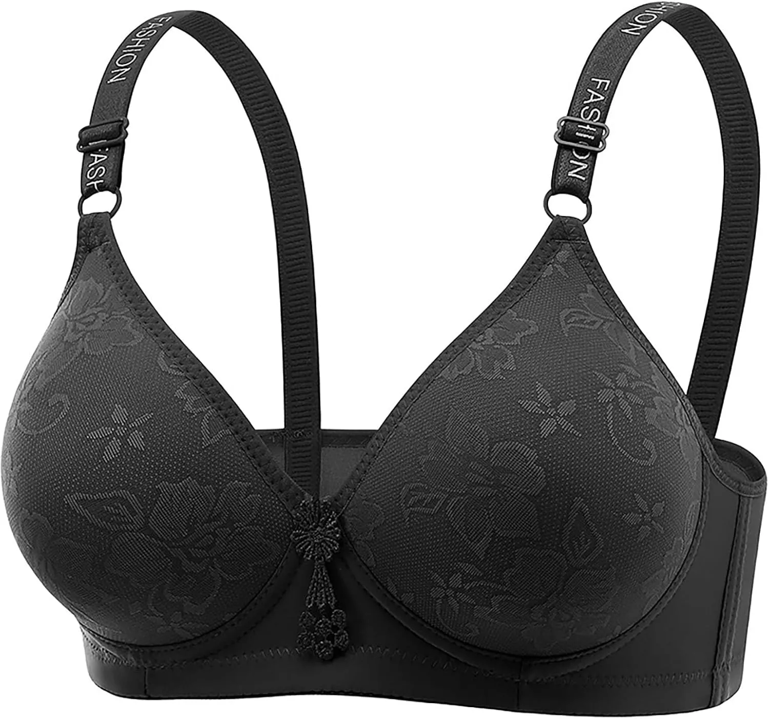 Women's Fashionable Casual Underwear Comfortable Gathering Solid Color Bra Sports Bra Light Support