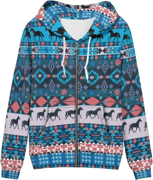 Women's Long Sleeve Hoodie with Smooth Zipper Casual Sweatshirt Y2K Hooded Cardigan Size XS-5XL