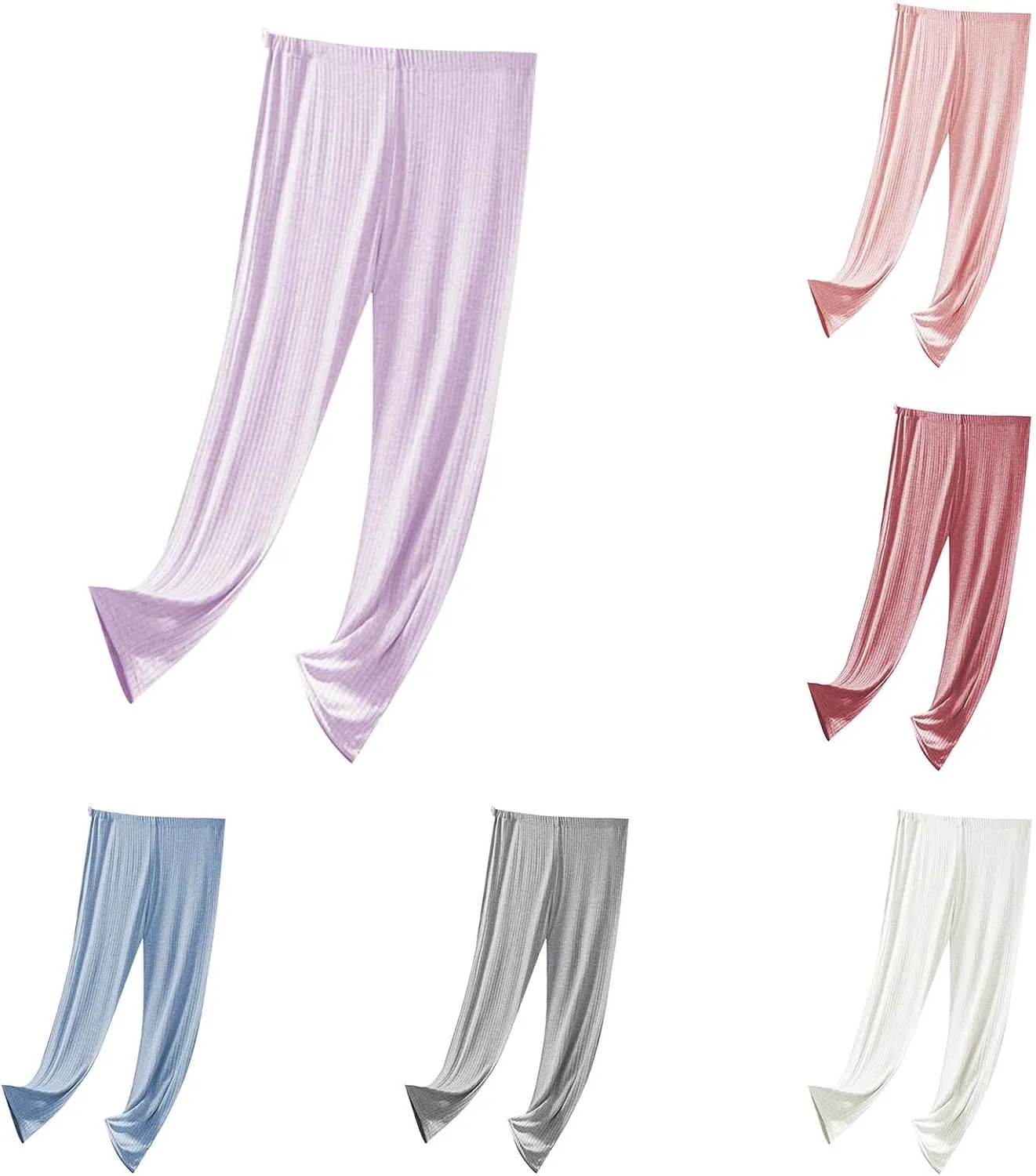 Women's Maternity Sleep Pants Summer Soft Modal Lightweight Lounge Pants Casual Home Wear Pjs Bottoms