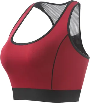 Women's Racerback Sport Bra Full Coverage Support Quick Dry T-Shirt Bralettes No Underwire Running Athletic Yoga Bra