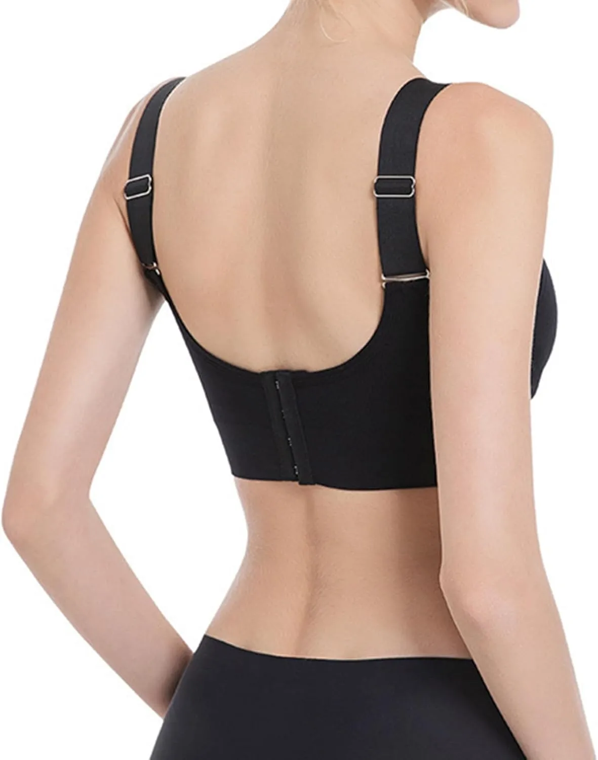Women's Seamless No Underwire Bra Soft Push Up Adjustable Straps Bralettes Wireless Lightweight Breathable Lingerie