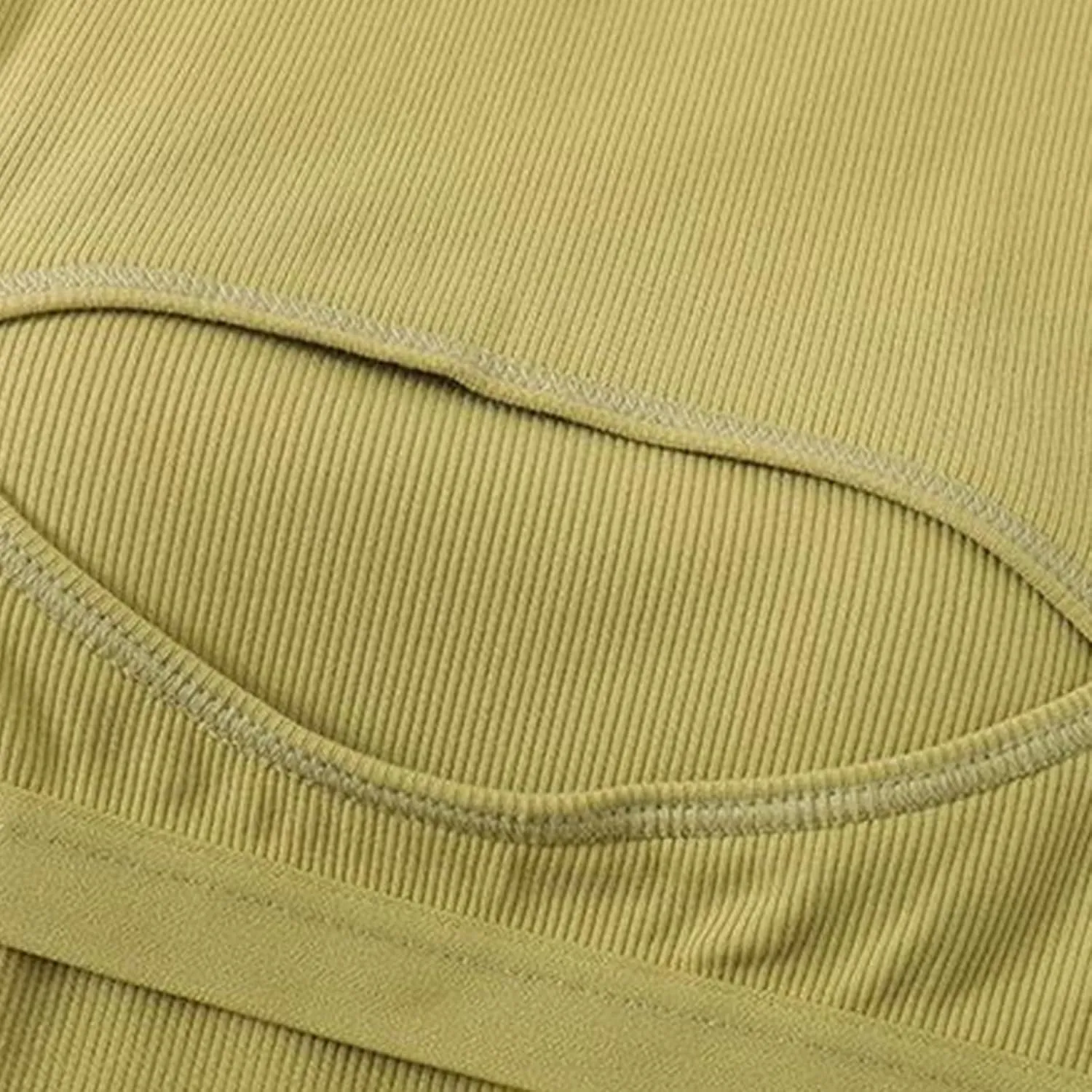 Womens Tank Top Built in Bra Notch V Neck Smooth Soft Lightweight Crop Smooth Athletic Workout Yoga Tanks Undershirt