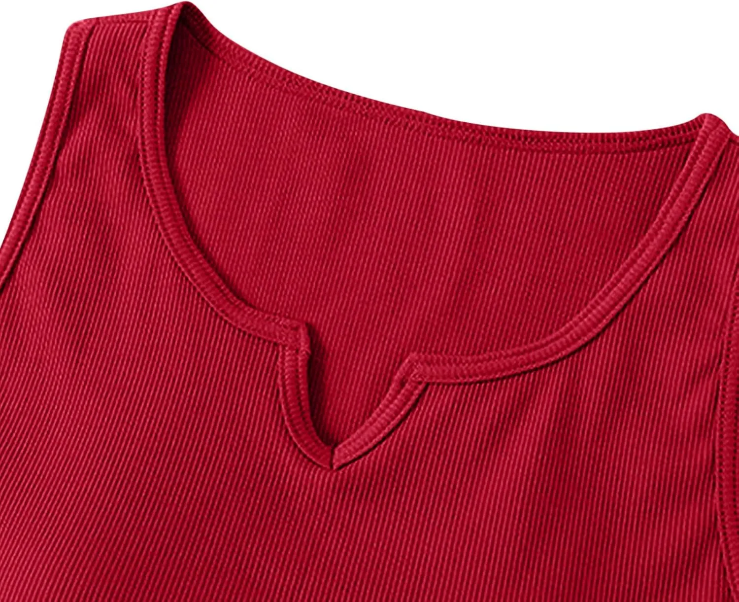 Womens Tank Top Built in Bra Notch V Neck Smooth Soft Lightweight Crop Smooth Athletic Workout Yoga Tanks Undershirt