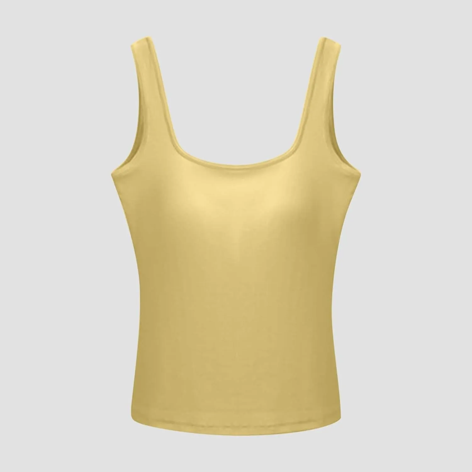 Women's Workout Racerback Tank Tops Fast Dry Basic Sport Camisole Top Lightweight Casual Lounge Smooth Tanks