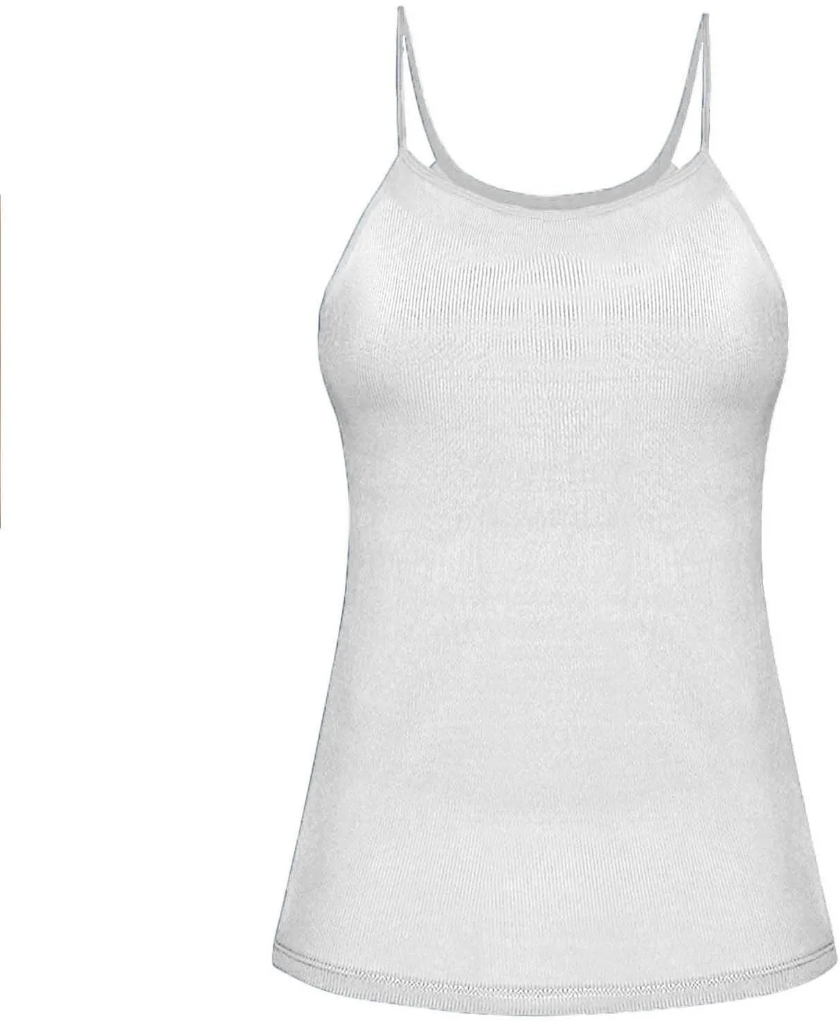 Women's Yoga Tank Tops Casual Spaghetti Strap Smooth Tanks Solid Color Lounge Smooth Soft Athletic Undershirts
